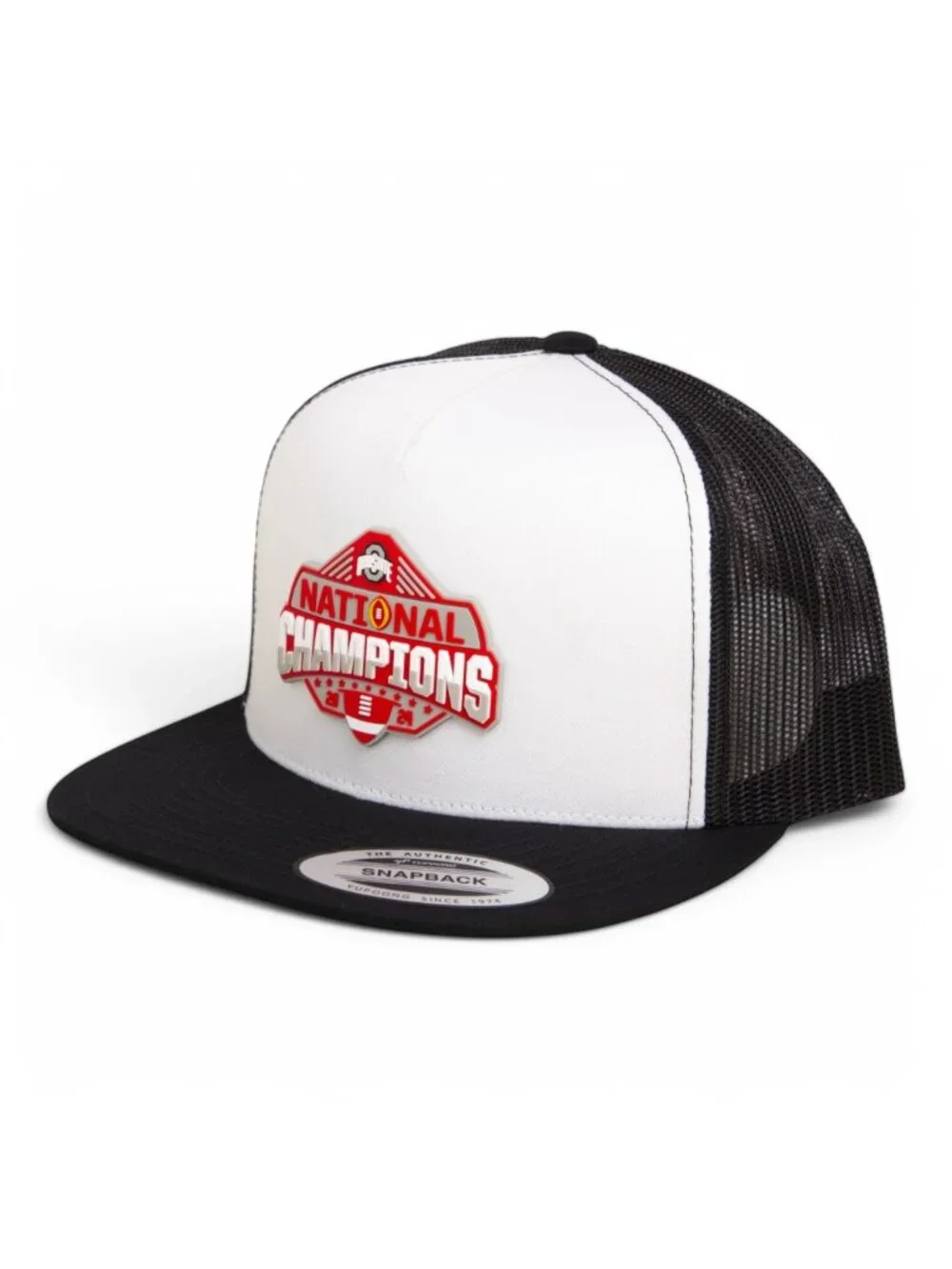 Ohio State Buckeyes 2024 CFP National Champions YP Flat Bill Trucker Hat